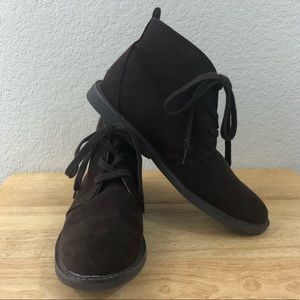 Cole Haan Brown Suede Chukka Shoes “Champ”